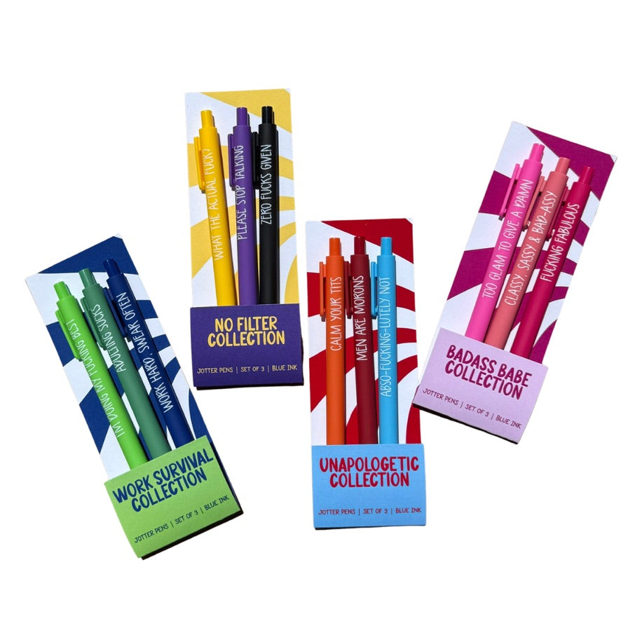 Work Survival Jotter Pens Collection