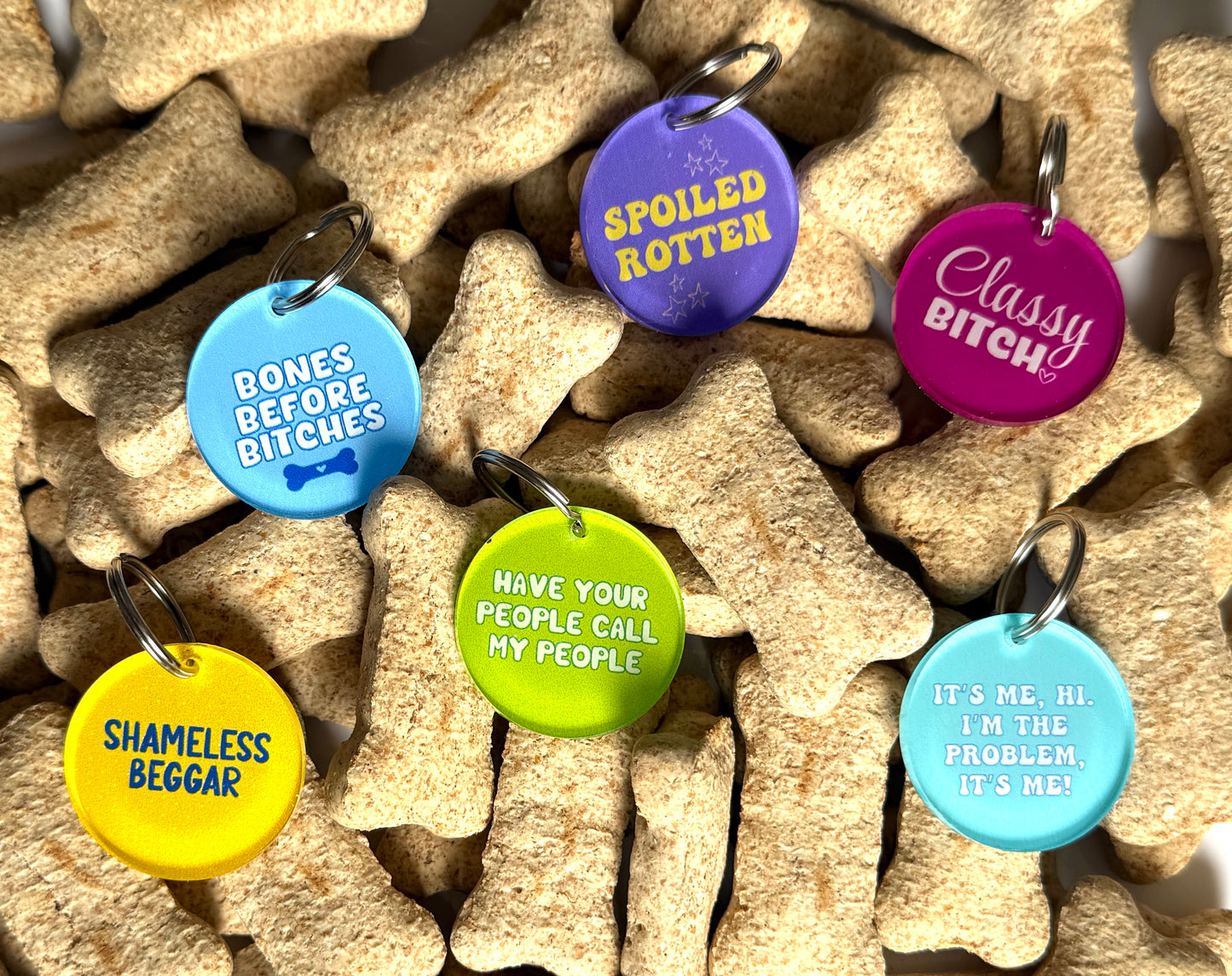 Classy Bitch Pup Charm