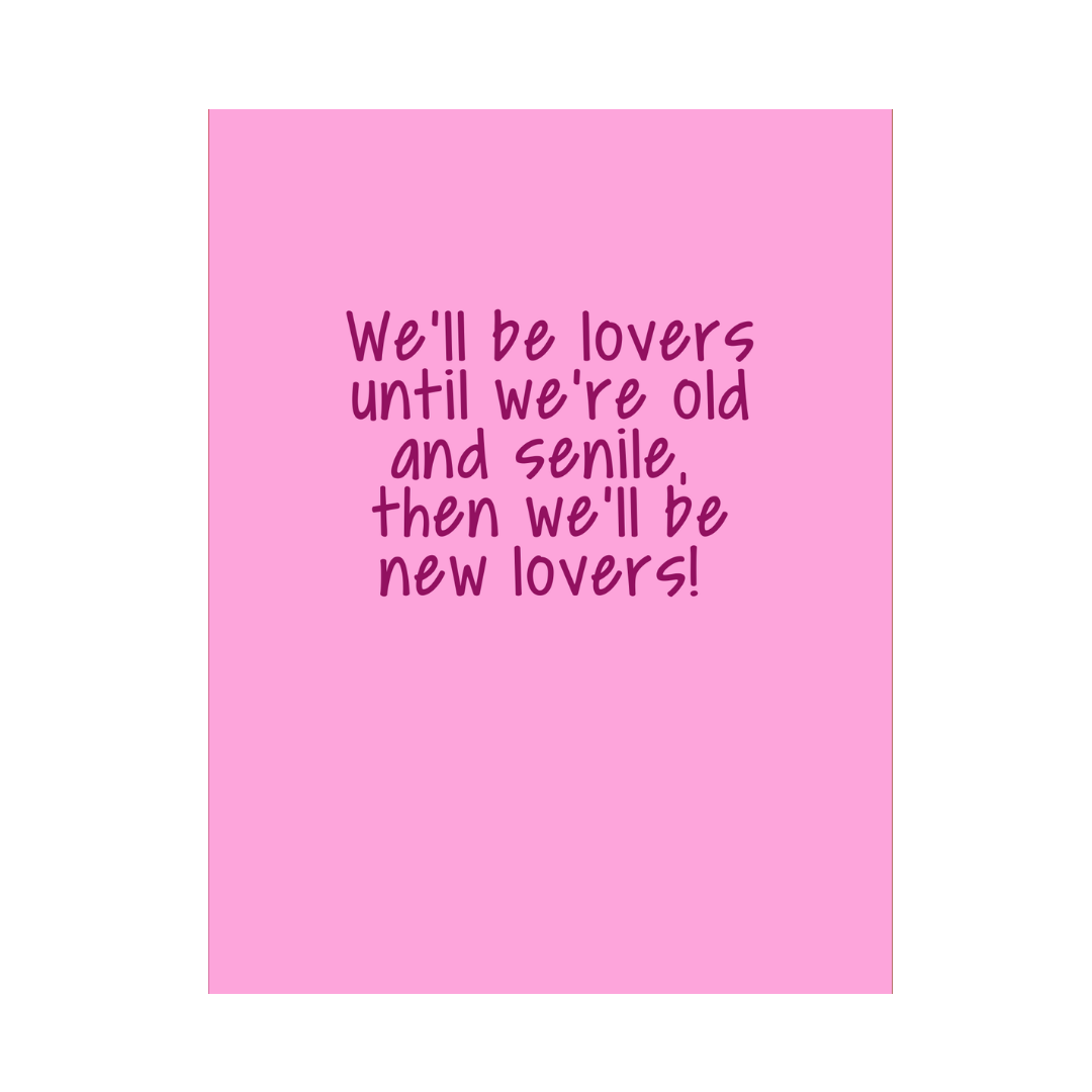 We'll Be Lovers Card