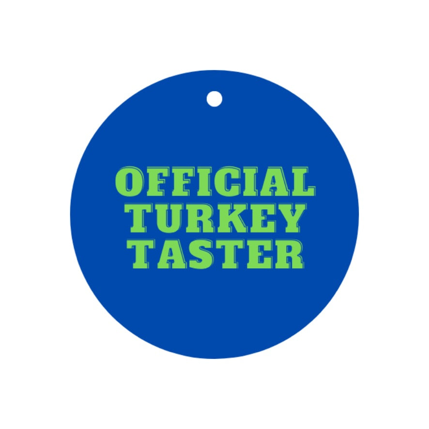 Official Turkey Taster Pup Charm