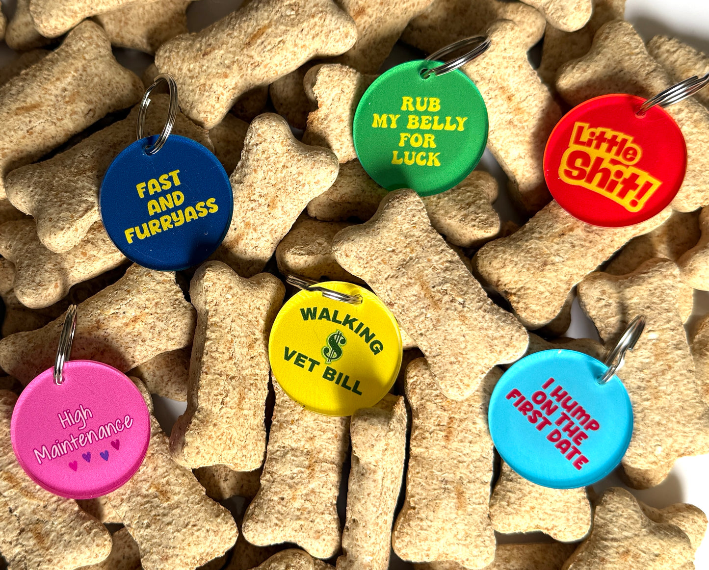 Rub My Belly For Luck Pup Charm