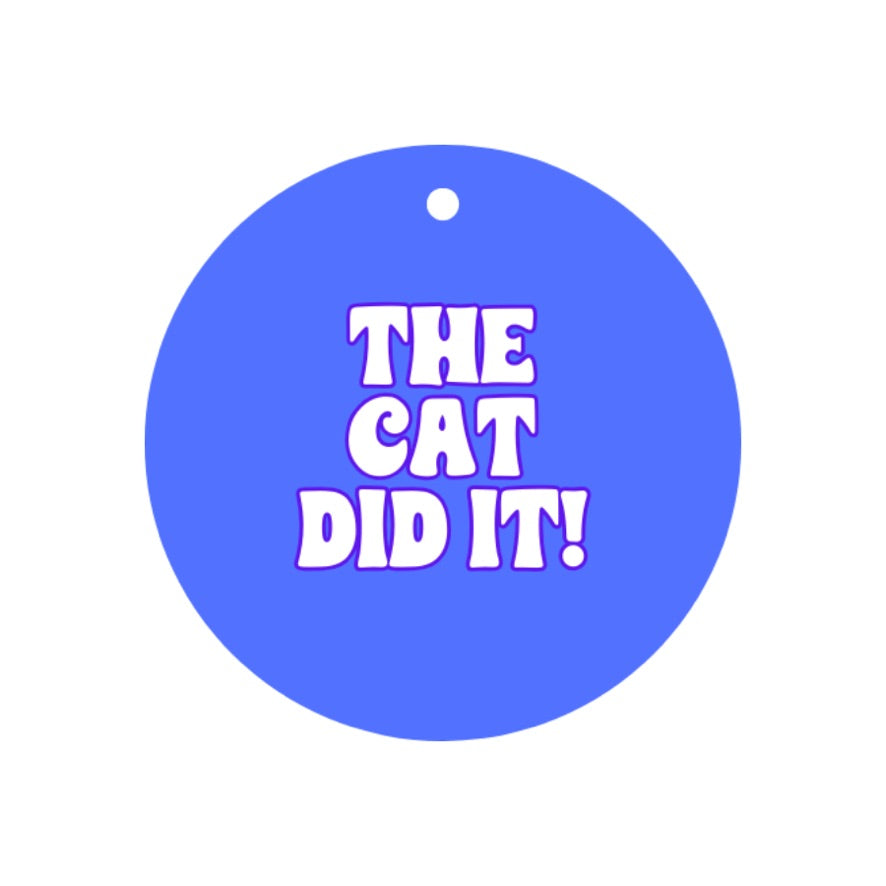 The Cat Did It Pup Charm