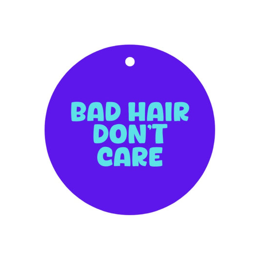 Bad Hair Don't Care Pup Charm