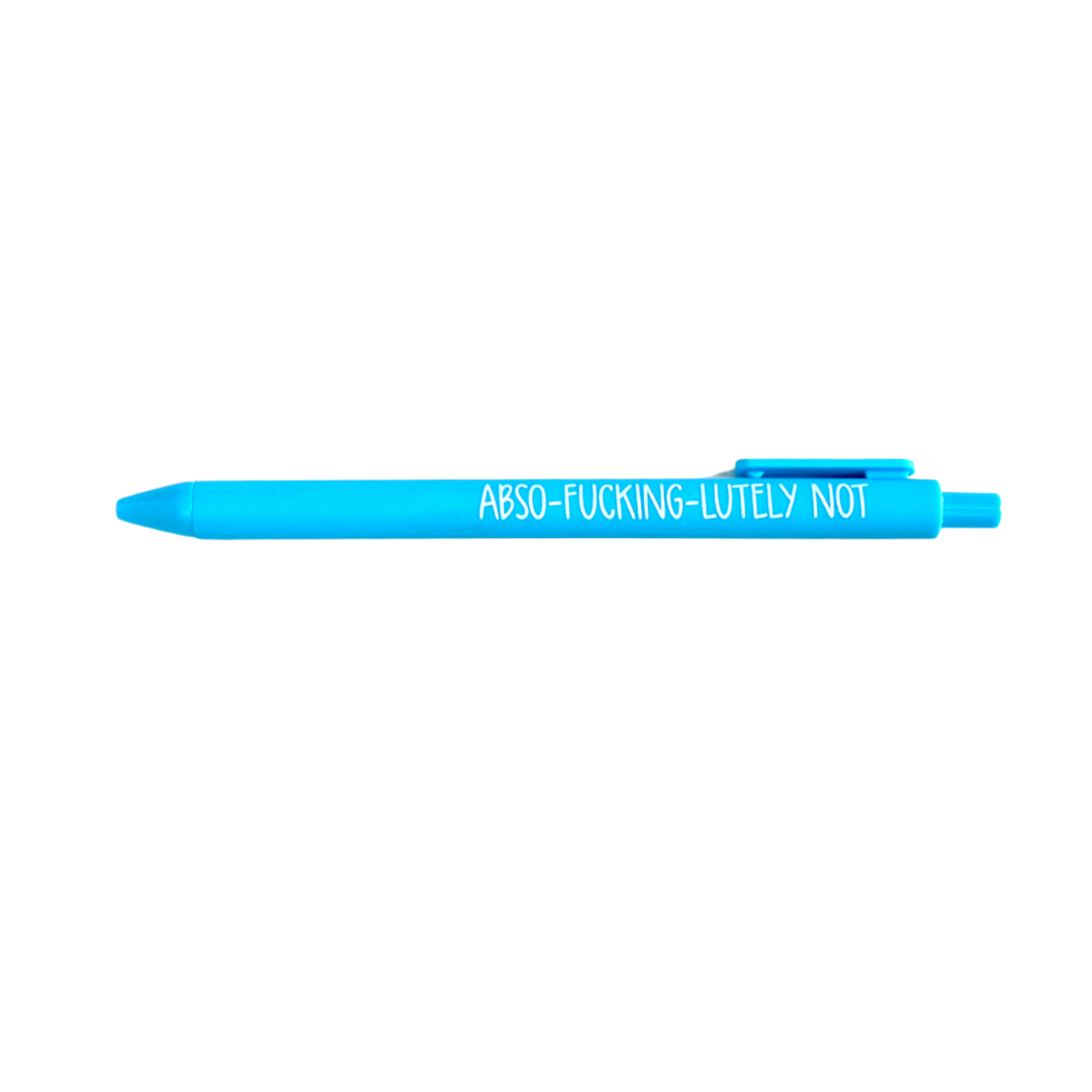 Abso-fucking-lutely Not Jotter Pens