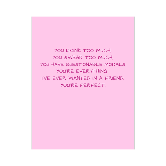 You're Perfect Card