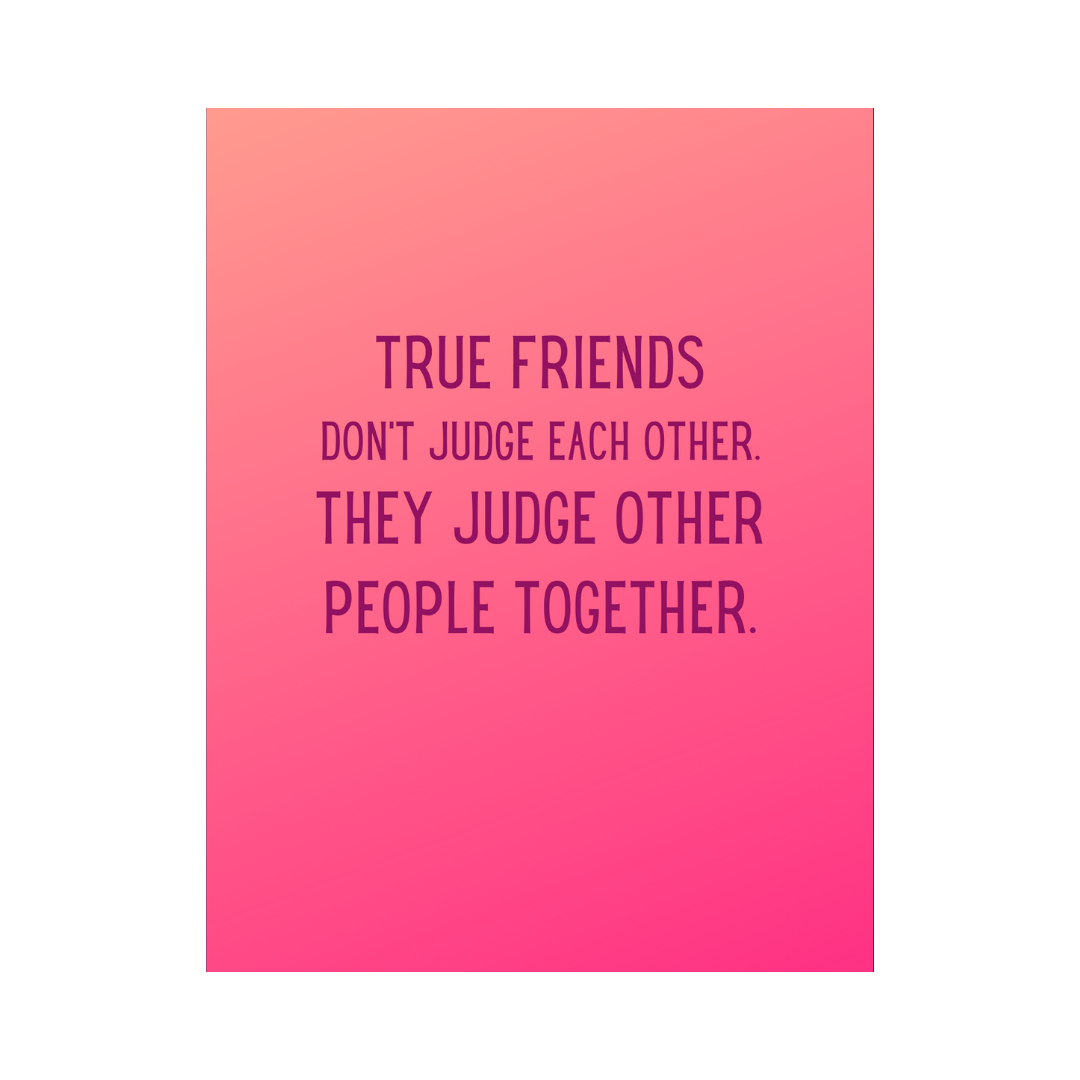 True Friends Card