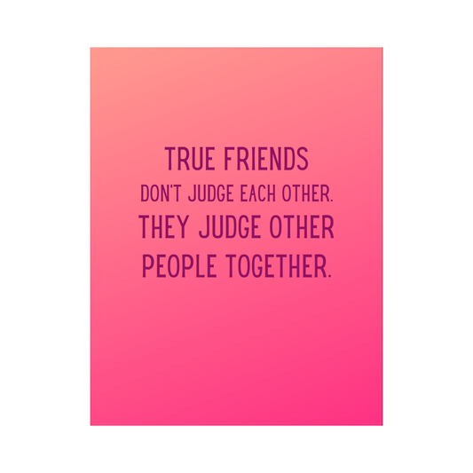True Friends Card