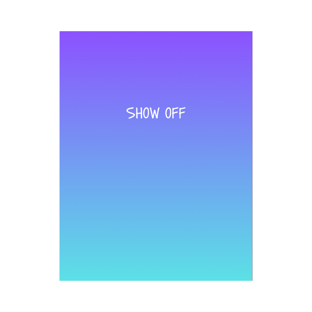 Show Off Card