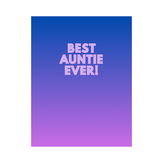 Best Auntie Ever Card