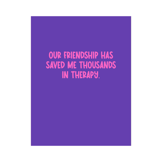 Thousands In Therapy Card