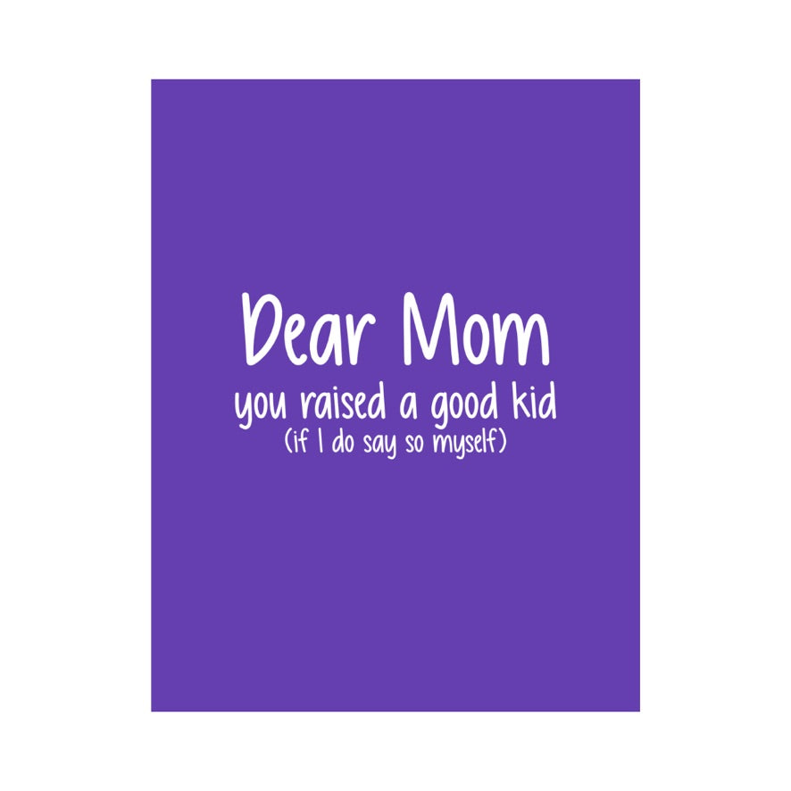 Dear Mom Mother's Day Card