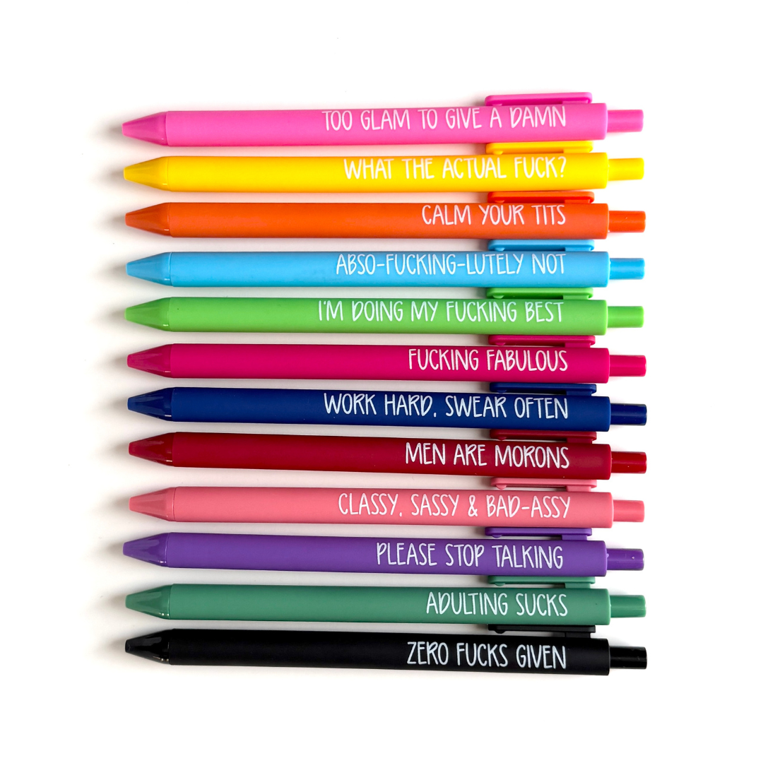Abso-fucking-lutely Not Jotter Pens