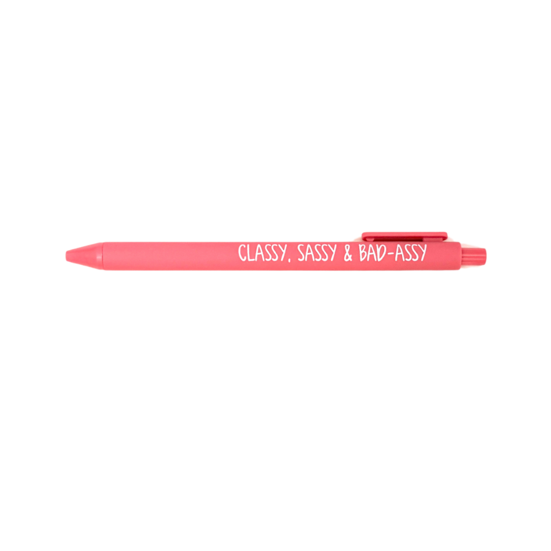 Classy, Sassy & Bad-Assy Jotter Pens