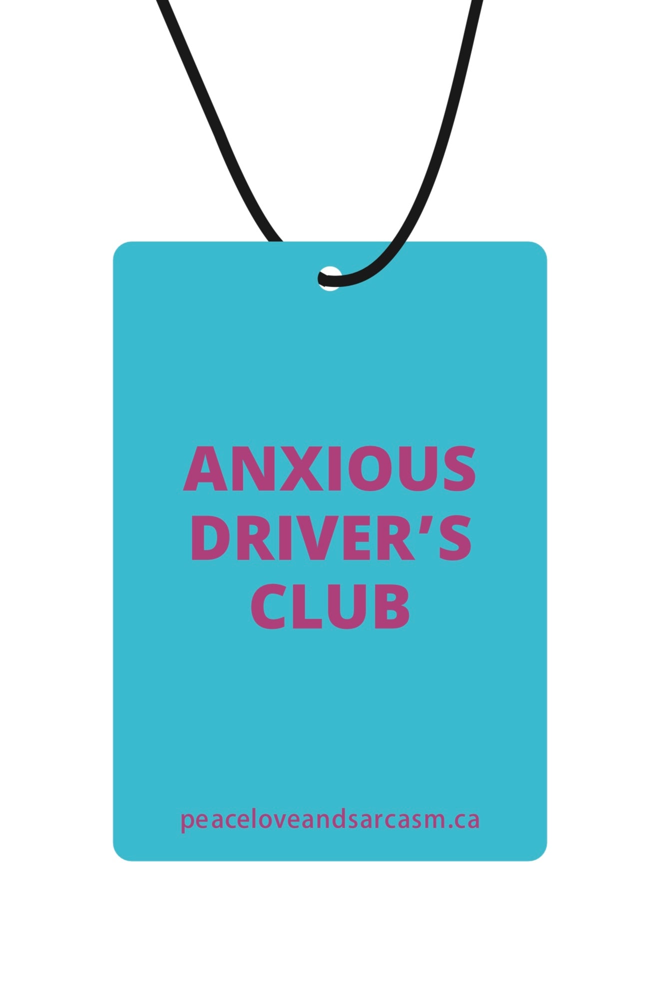 Anxious Driver's Club Air Freshener