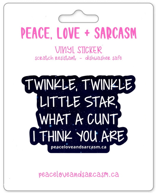 Twinkle, Twinkle Little Star Sticker