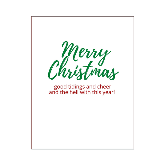 The Hell With This Year Christmas Card