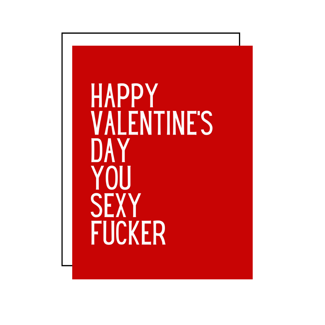 Sexy Fucker Valentine's Day Card