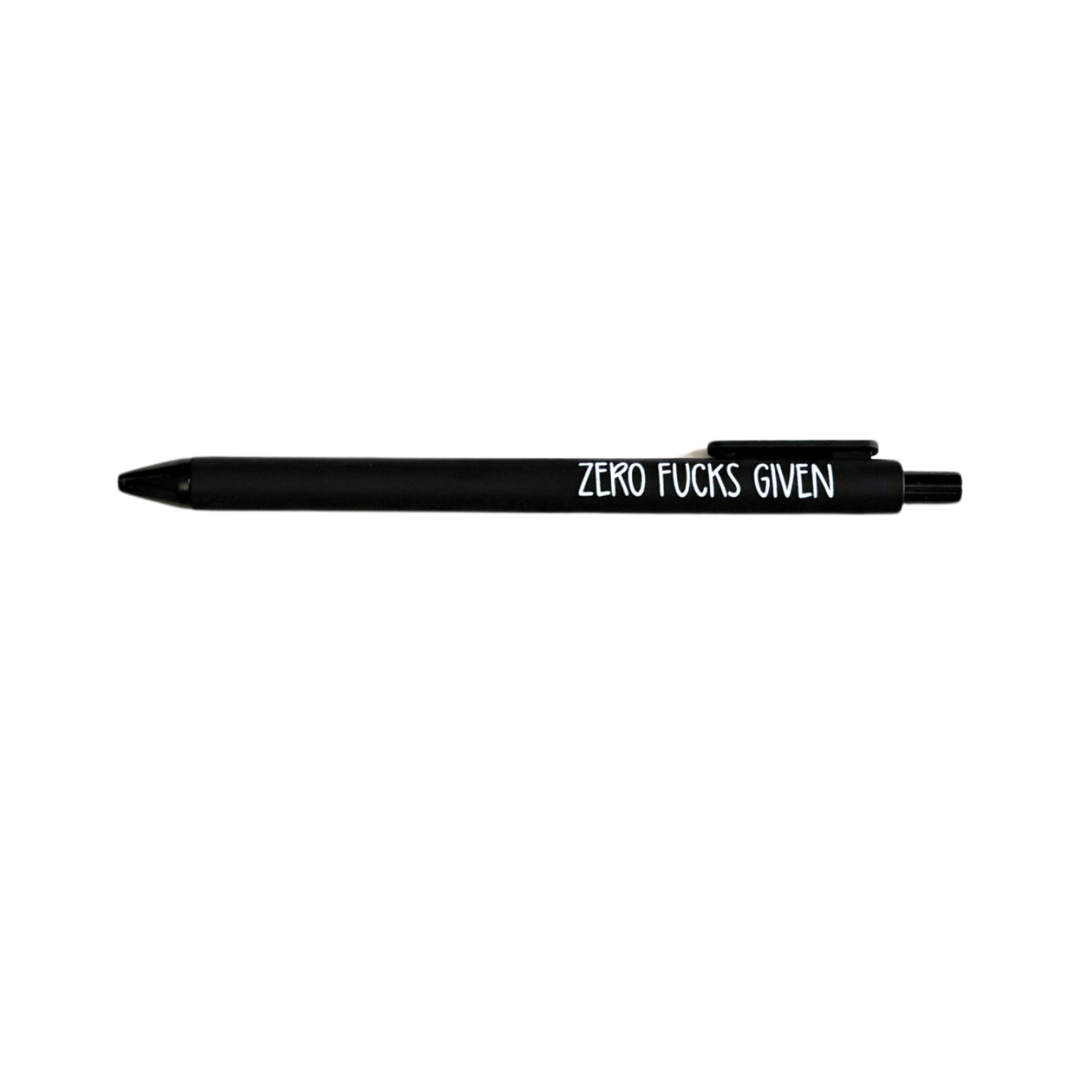 Zero Fucks Given Jotter Pens