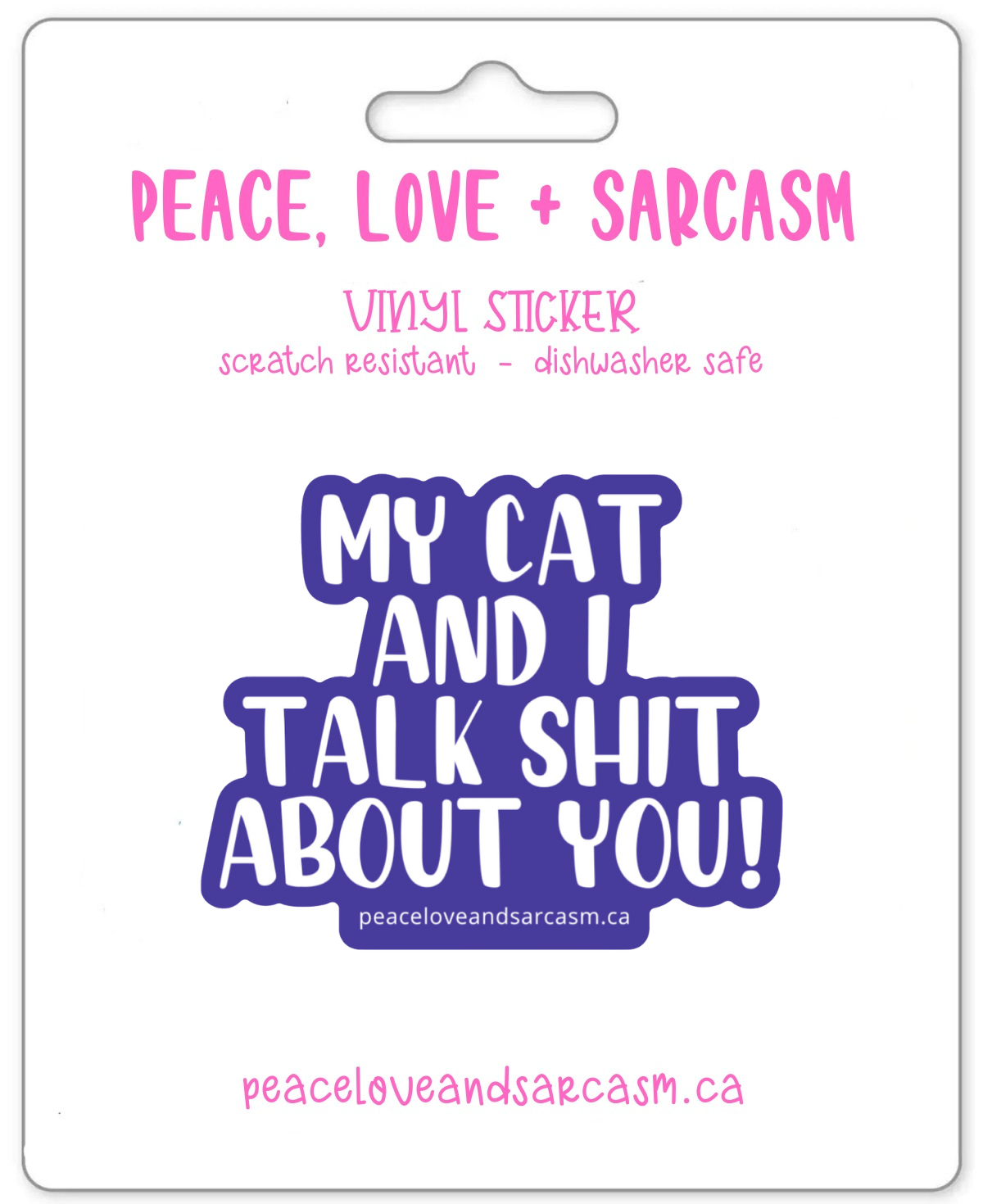 My Cat & I Sticker