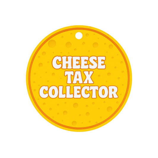 Cheese Tax Collector Pup Charm