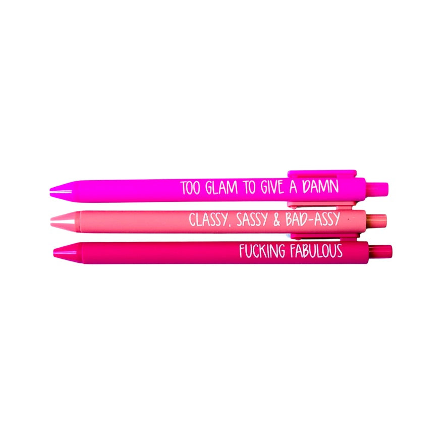 Badass Babe Jotter Pens Collection
