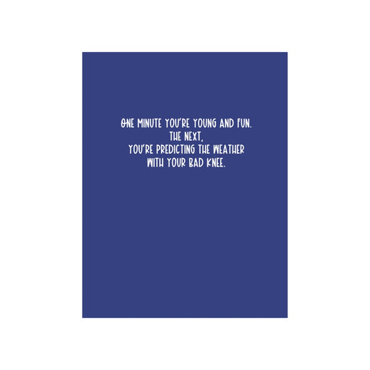 Predicting the Weather Birthday Card
