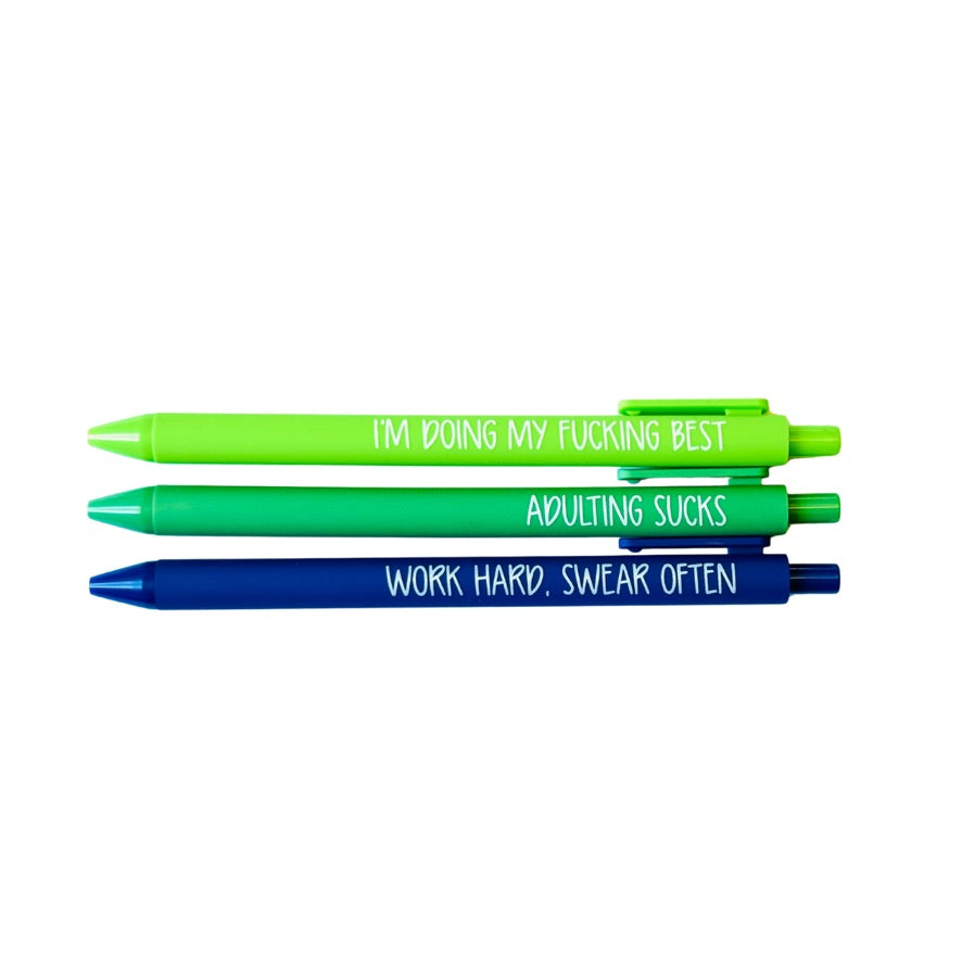 Work Survival Jotter Pens Collection