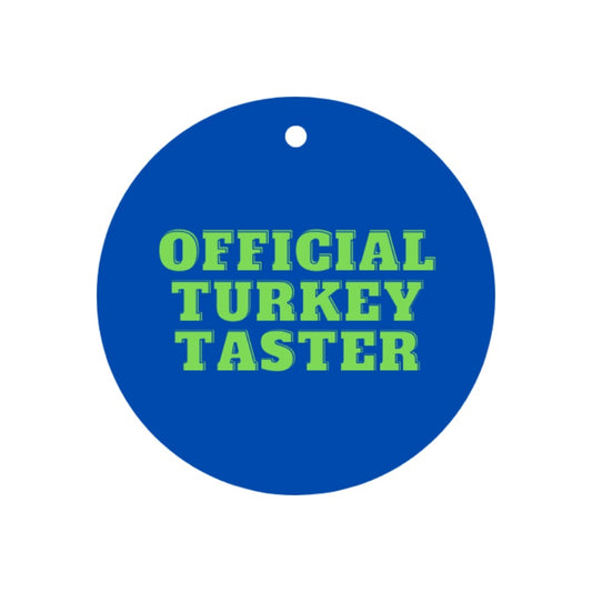 Official Turkey Taster Pup Charm