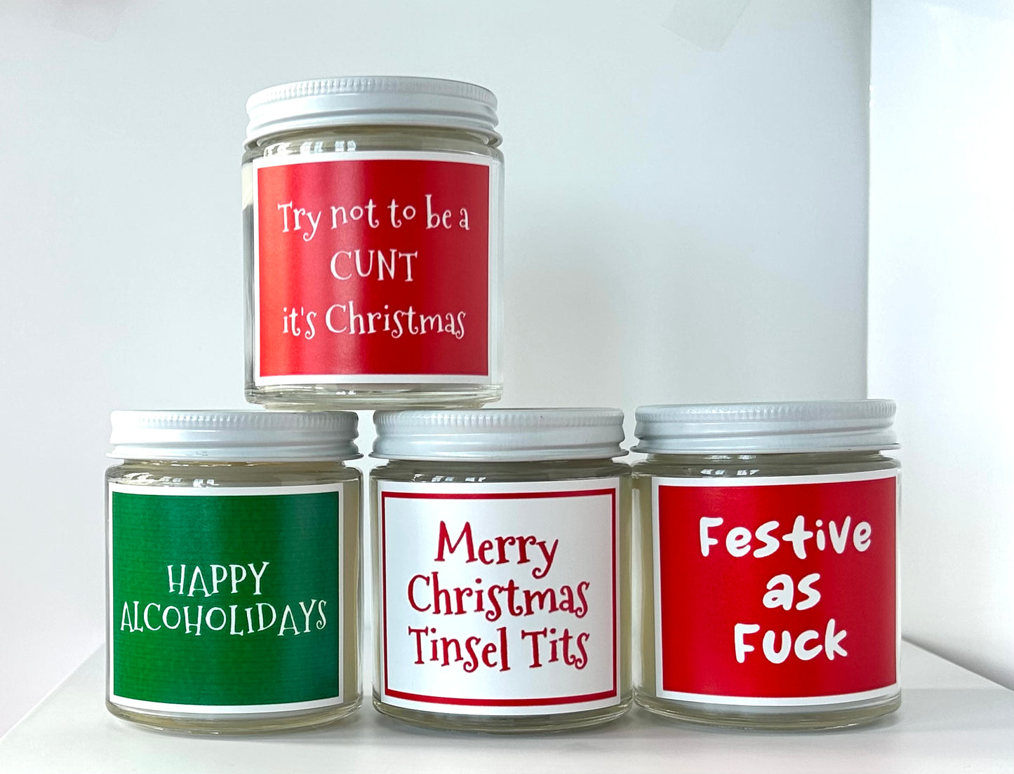 Try Not To Be A Cunt Christmas Candle