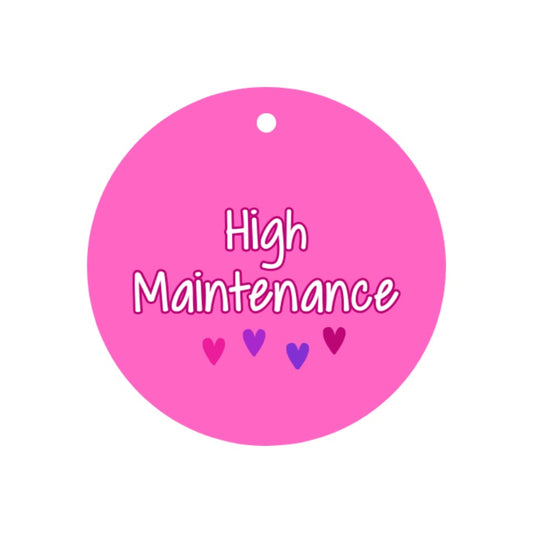 High Maintenance Pup Charm